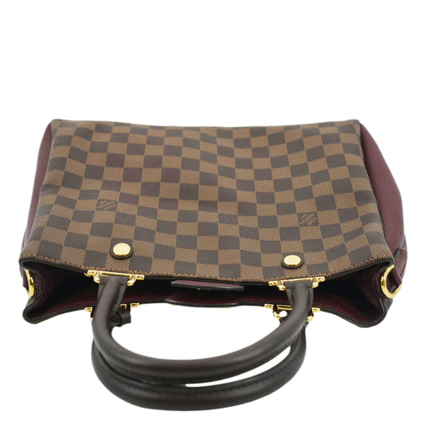 LOUIS VUITTON Brittany Damier Ebene Shoulder Bag Brown