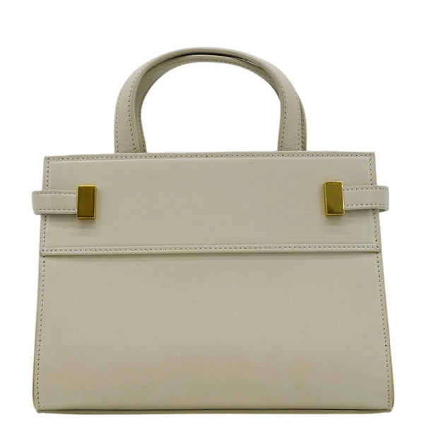 YVES SAINT LAURENT Manhattan Leather Shopper Tote Bag Beige