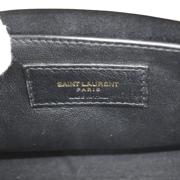 YVES SAINT LAURENT Manhattan Leather Shopper Tote Bag Beige