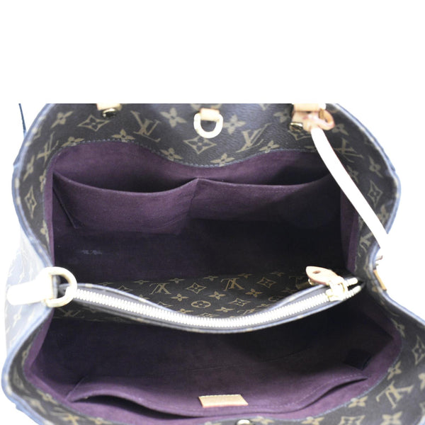 LOUIS VUITTON Montaigne GM Monogram Canvas Shoulder Bag Brown