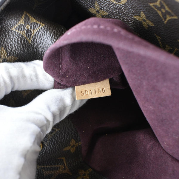 LOUIS VUITTON Montaigne GM Monogram Canvas Shoulder Bag Brown