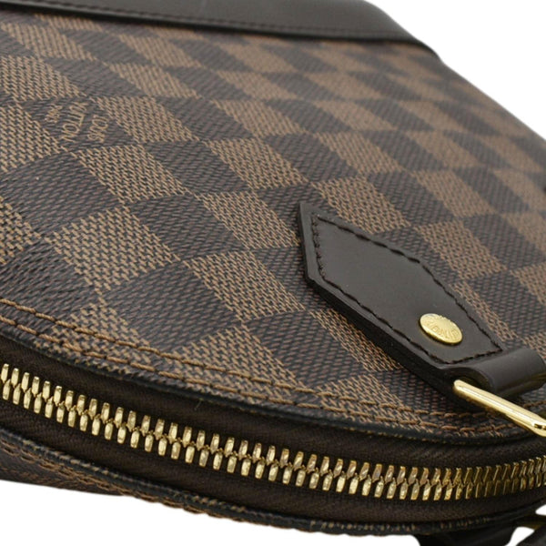 LOUIS VUITTON Alma BB Damier Ebene Satchel Crossbody Bag Brown