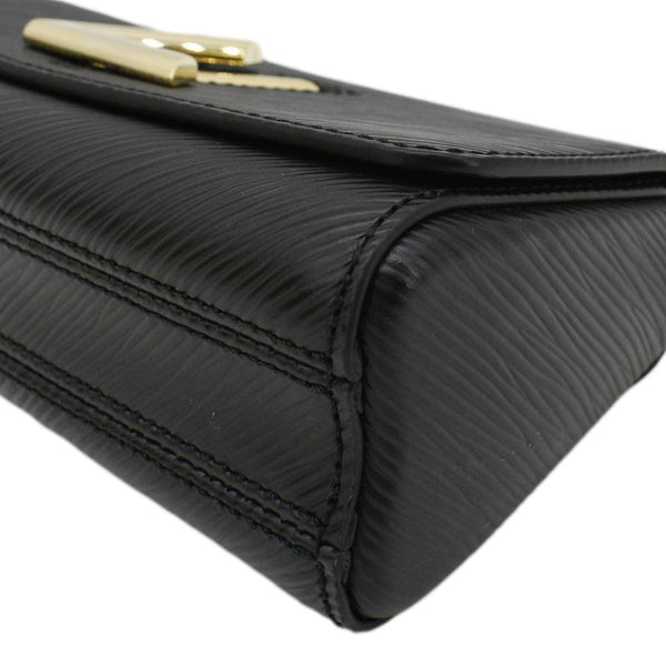 LOUIS VUITTON Twist West Epi Leather Crossbody Pochette Bag Black