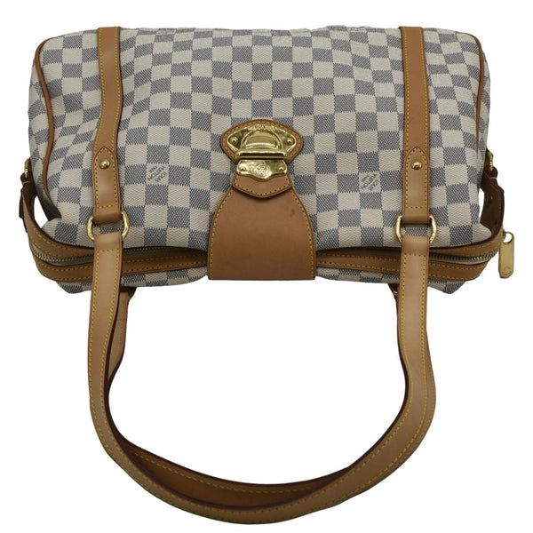 LOUIS VUITTON Stresa PM Damier Azur Shoulder Bag White