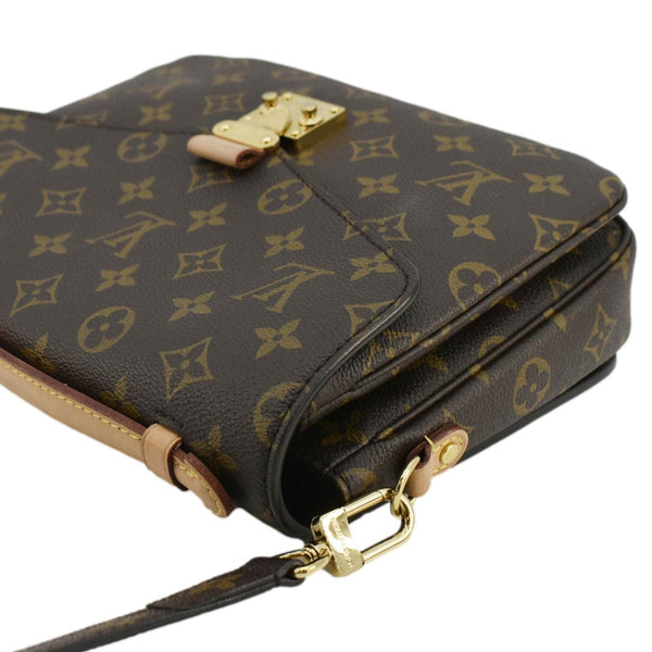 LOUIS VUITTON Metis Pochette Monogram Canvas Crossbody Bag Brown