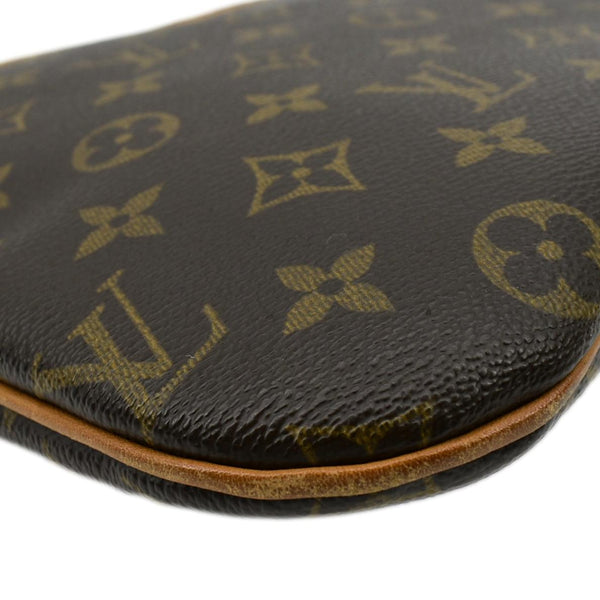 LOUIS VUITTON Bosphore Pochette Monogram Canvas Shoulder Bag Brown
