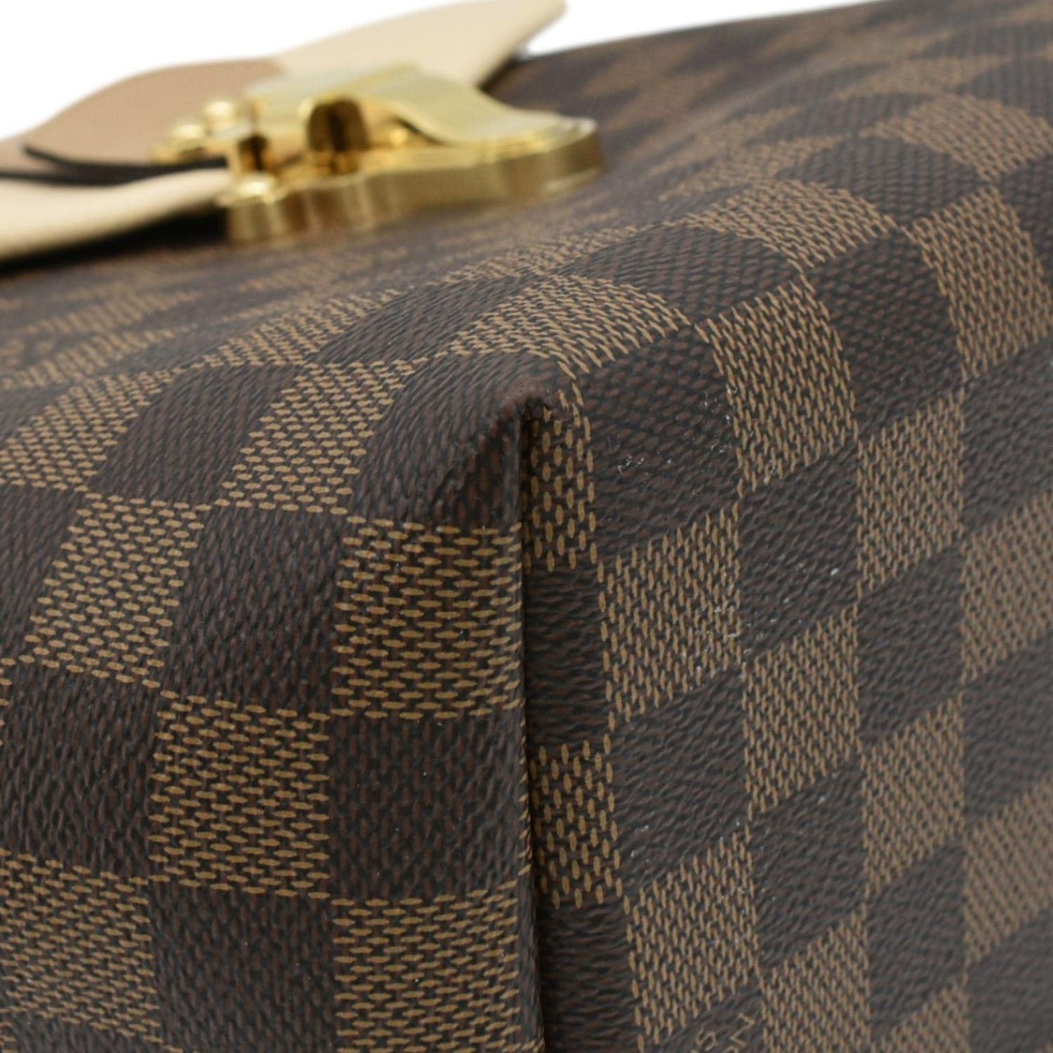 louis vuitton clapton backpack for sale LOUIS VUITTON Clapton Damier Ebene Backpack Bag Creme Beige