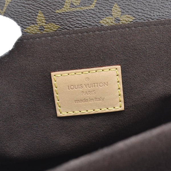 LOUIS VUITTON Metis Pochette Monogram Canvas Crossbody Bag Brown