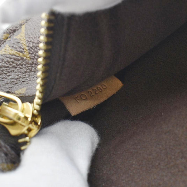 LOUIS VUITTON Metis Pochette Monogram Canvas Crossbody Bag Brown