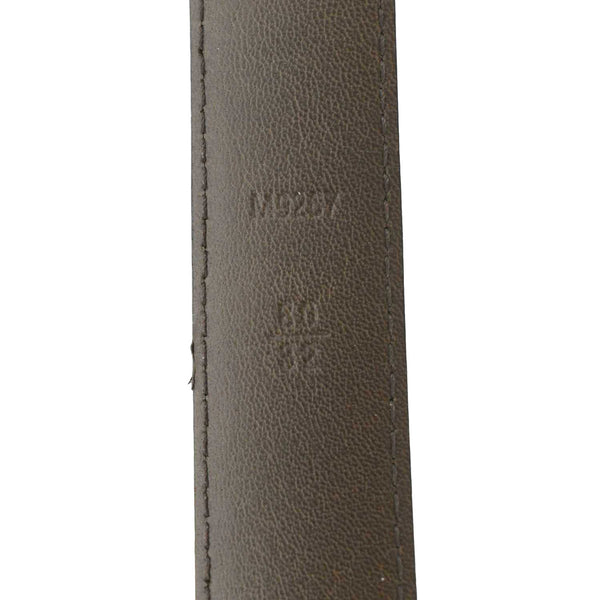 LOUIS VUITTON  LV Initiales Damier Ebene Belt Brown