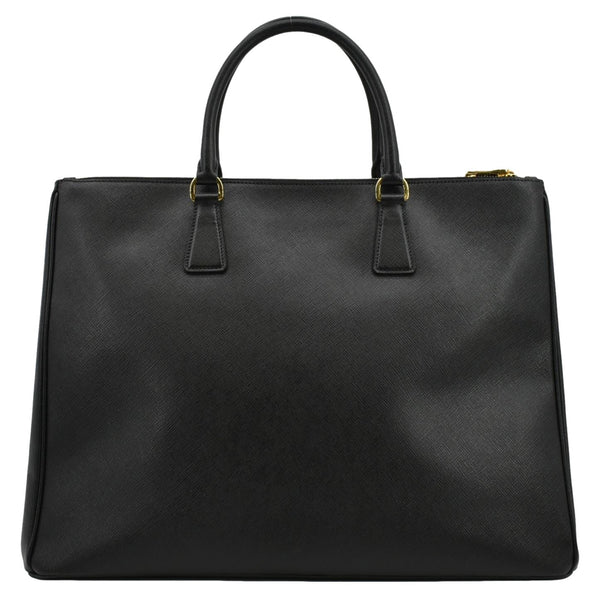 PRADA Galleria Double-Zip Saffiano Leather Tote Bag Black