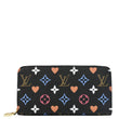 LOUIS VUITTON Game On Multicolor Monogram Canvas Zippy Wallet Black
