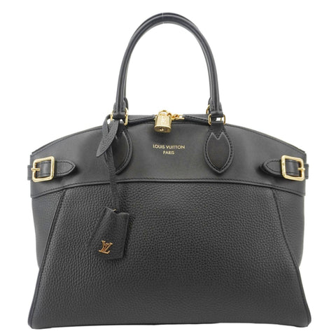 LOUIS VUITTON Vendome MM Taurillon Leather Shoulder Bag Black