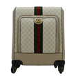 GUCCI Savoy Cabin Trolley Small GG Supreme Canvas Travel Bag Beige 693646