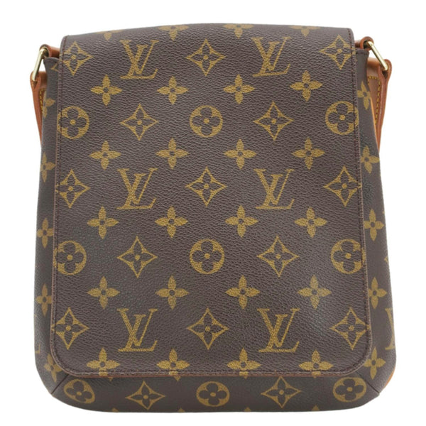 LOUIS VUITTON Musette Salsa Monogram Canvas Crossbody Bag Brown