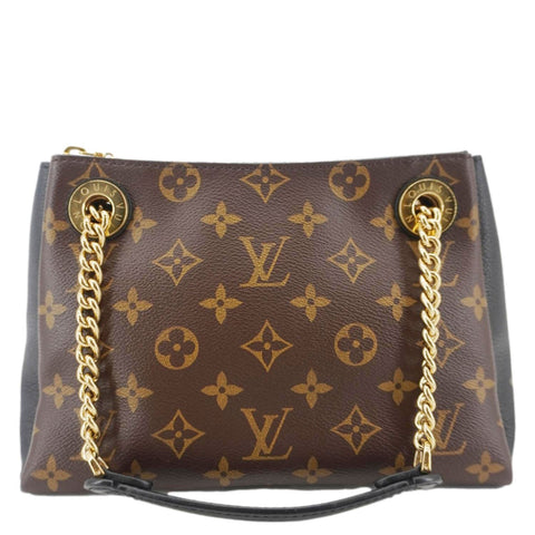 LOUIS VUITTON Surene BB Monogram Canvas Shoulder Bag Black