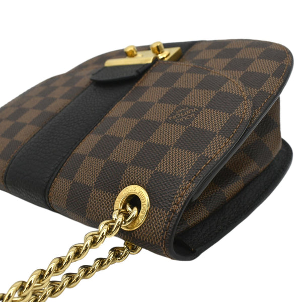 LOUIS VUITTON Wight Damier Ebene Crossbody Bag Black