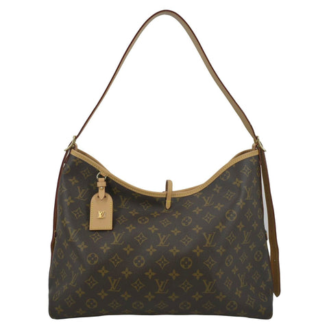 LOUIS VUITTON Carryall MM Monogram Canvas Shoulder Bag Brown
