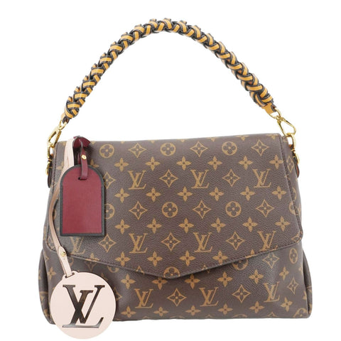 LOUIS VUITTON Beaubourg MM Monogram Canvas Shoulder Bag Brown