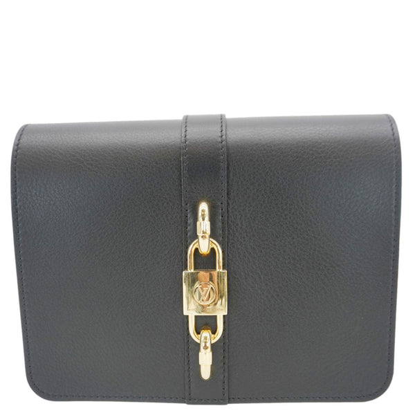 LOUIS VUITTON Rendez Vous Calfskin Leather Crossbody Bag Black