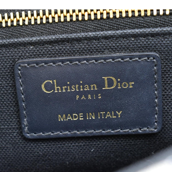 CHRISTIAN DIOR 30 Montaigne Oblique Jacquard Crossbody Clutch Blue