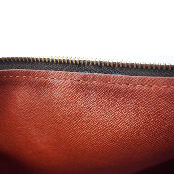 LOUIS VUITTON Papillon Damier Ebene Shoulder Bag Brown