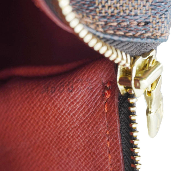 LOUIS VUITTON Papillon Damier Ebene Shoulder Bag Brown