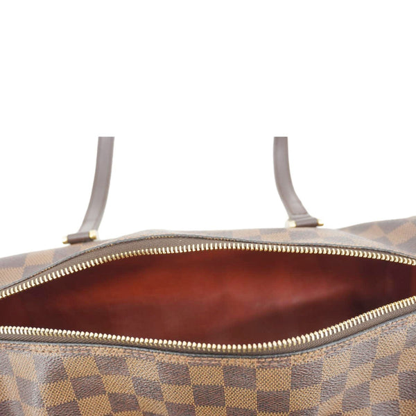 LOUIS VUITTON Papillon Damier Ebene Shoulder Bag Brown