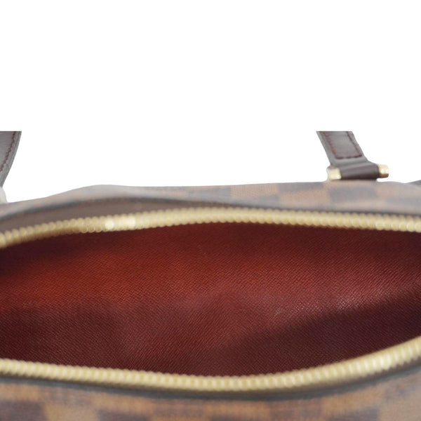 LOUIS VUITTON Papillon Damier Ebene Shoulder Bag Brown