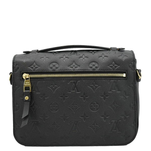 LOUIS VUITTON Metis Pochette Empreinte Leather Crossbody Bag Black
