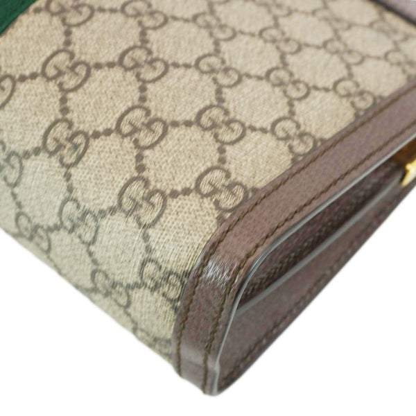 GUCCI Ophidia Medium GG Supreme Canvas Shoulder Bag Beige 503877