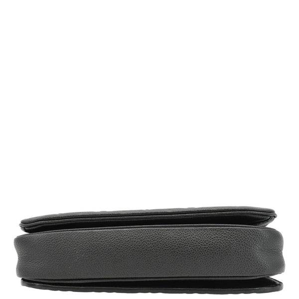 LOUIS VUITTON Metis Pochette Empreinte Leather Crossbody Bag Black