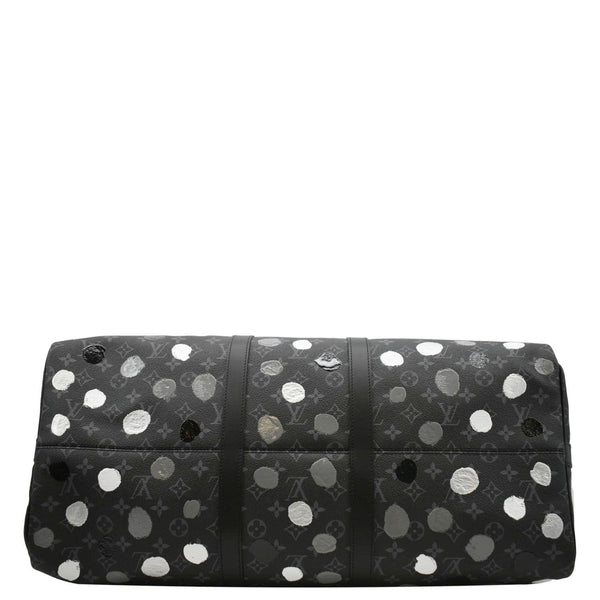 LOUIS VUITTON x YK Keepall 55 Bandouliere Monogram Eclipse Travel Bag Black