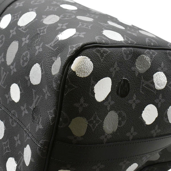 LOUIS VUITTON x YK Keepall 55 Bandouliere Monogram Eclipse Travel Bag Black