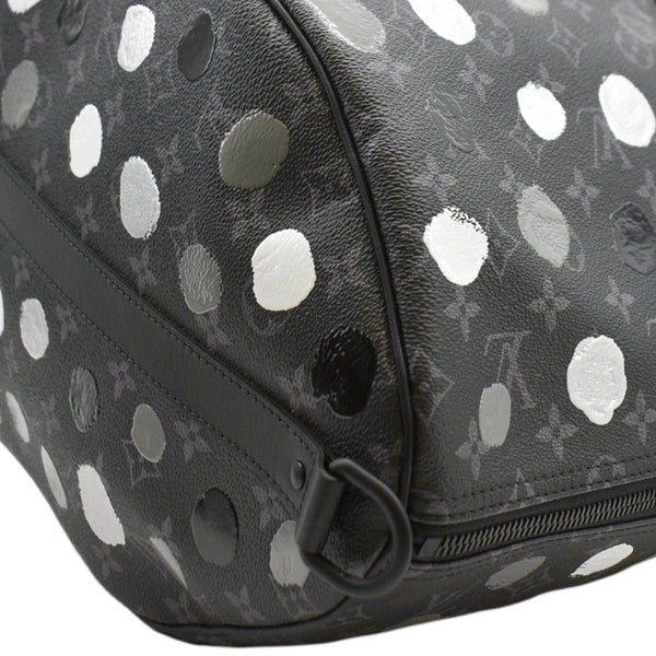 LOUIS VUITTON x YK Keepall 55 Bandouliere Monogram Eclipse Travel Bag Black