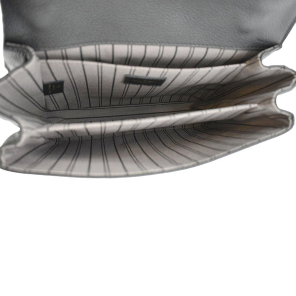 LOUIS VUITTON Metis Pochette Empreinte Leather Crossbody Bag Black