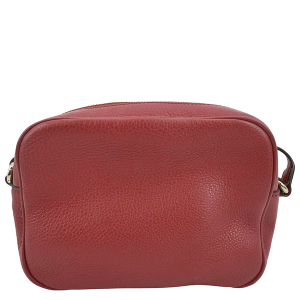 GUCCI Soho Disco Small Leather Crossbody Bag Red 308364