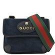 GUCCI Neo Vintage Suede Crossbody Bag Blue 501050