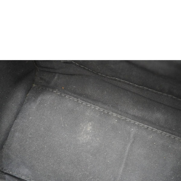 CELINE Luggage Calfskin Leather Tote Shoulder Bag Black