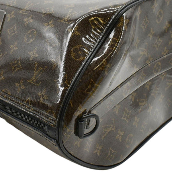 LOUIS VUITTON Keepall 50 Bandouliere Monogram Glaze Canvas Travel Bag Brown