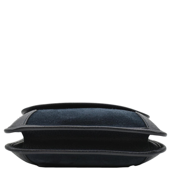 GUCCI Neo Vintage Suede Crossbody Bag Blue 501050