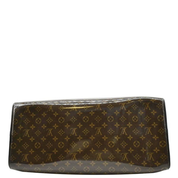LOUIS VUITTON Keepall 50 Bandouliere Monogram Glaze Canvas Travel Bag Brown