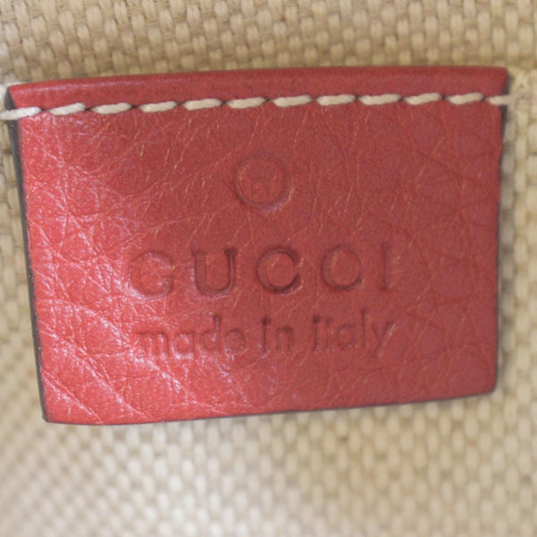 GUCCI Soho Disco Small Leather Crossbody Bag Red 308364