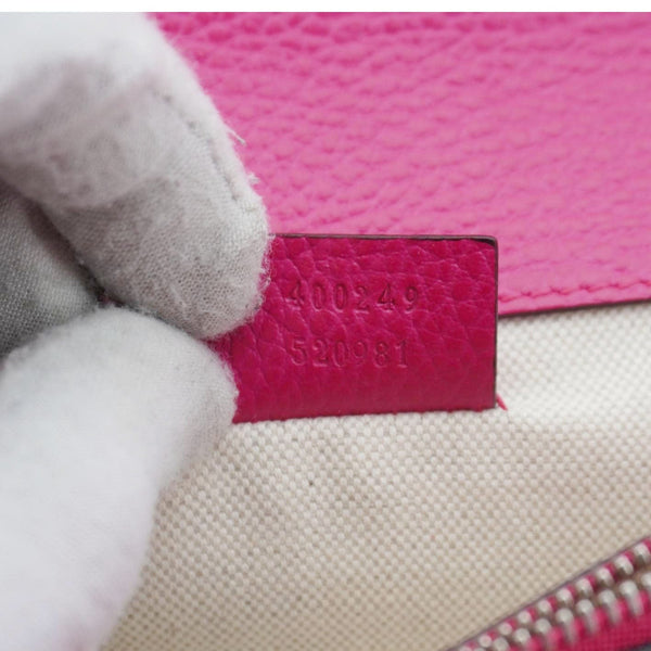 GUCCI Dionysus Small Calfskin Leather Crossbody Bag Pink 400249