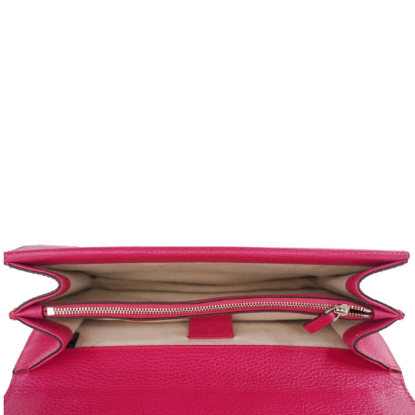 GUCCI Dionysus Small Calfskin Leather Crossbody Bag Pink 400249