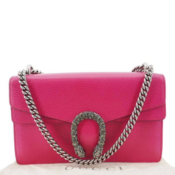 GUCCI Dionysus Small Calfskin Leather Crossbody Bag Pink 400249
