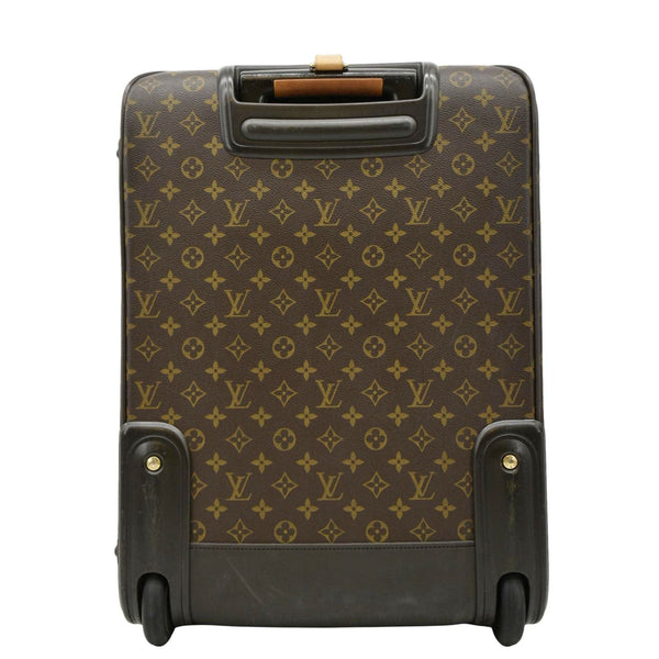 LOUIS VUITTON Pegase 55  Travel Bag Brown back look