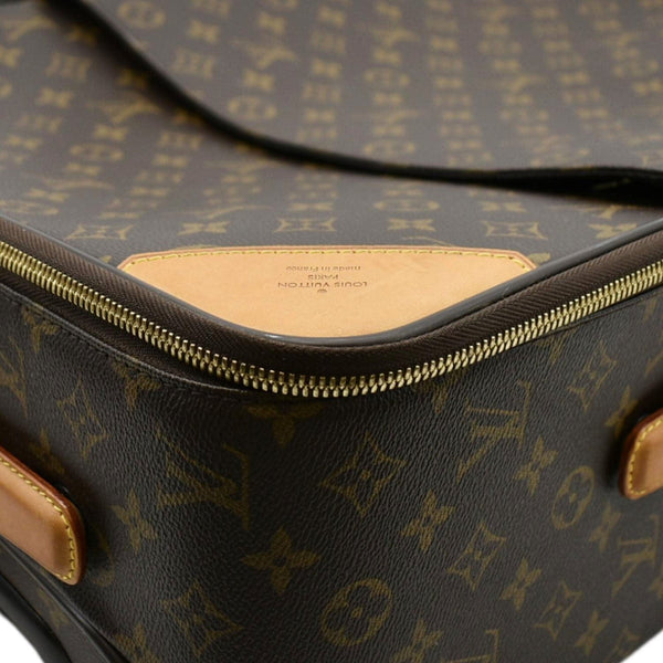 LOUIS VUITTON Pegase 55 Monogram Canvas Luggage Suitcase Travel Bag Brown