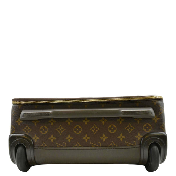 LOUIS VUITTON Pegase 55 Monogram Canvas Luggage Suitcase Travel Bag Brown