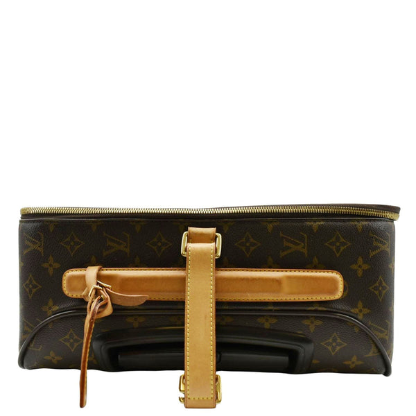 LOUIS VUITTON Pegase 55 Monogram Canvas Luggage Suitcase Travel Bag Brown
